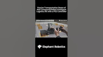 myAGV | Control the compound mobile robot with a PS2 controller for precise transport #robotics #ai