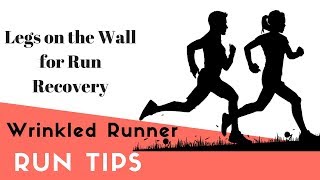Throwing Legs Up On A Wall For Run Recovery