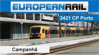 Comboios de Portugal Series 3400 Train 3421 arrives at Porto Campanhã Station