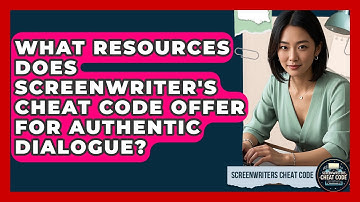 What Resources Does Screenwriter
