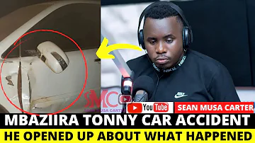 CBS FM's Binyanya Nyanya Mbaziira Tonny Speaks Out About his Car Accident with Suuna Ben