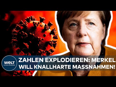 CORONA: Covid19-Zahlen explodieren! Jetzt kündigt Kanzlerin Merkel harte Maßnahmen an I EILMELDUNG