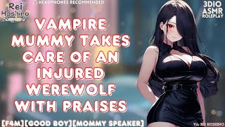 [3DIO ASMR ROLEPLAY] Vampire mommy heals you with praises [F4M][GOODBOY][MOMMY SPEAKER]