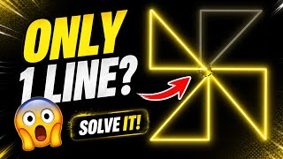😱 SINGLE LINE PUZZLE DRAWING GAME | Only 1 Line to Complete Every Shape! 🧩 Brain Test Challenge screenshot 4