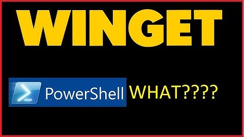 Use PowerShell and WinGet to install applications much faster and easier - Basic Tutorial on WinGet.