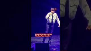 Momen Kyuhyun Super Junior bawakan lagu "Sisa Rasa" dari Mahalini Raharja