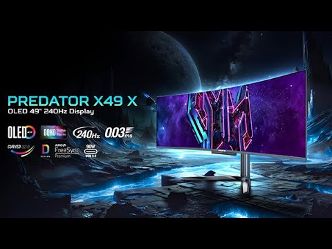 Predator X49 OLED Curved Gaming Monitor |  Predator