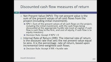 Session 13: Time Weighted Returns, Equity analysis & Dealing with Uncertainty