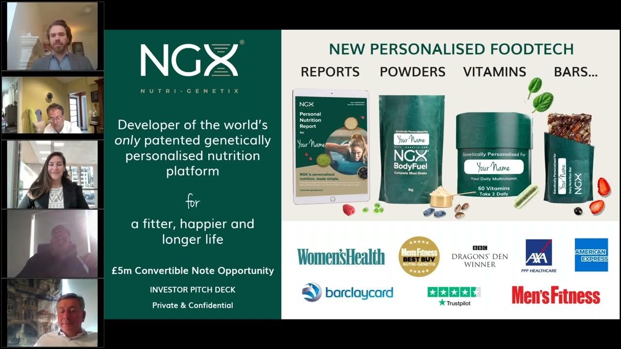 NUTRI LTD The World’s First Personalized Meal Shake £5M Convertible Note
