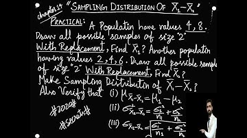 Sampling with Replacement- Overview Sample Means Difference in 2020 (8)|Chapter 14| Statistics Tutor