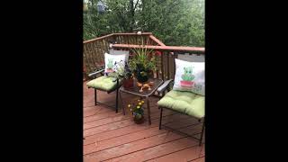 Bossima Indoor Outdoor Wicker Seat Cushion, Set of 2,Spring Summer Seasonal Replacement Cushions Yel
