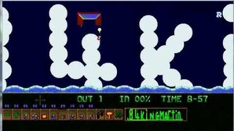 Lemmings Custom Level: 84kingmartin :)