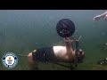 Most bench presses underwater - Guinness World Records
