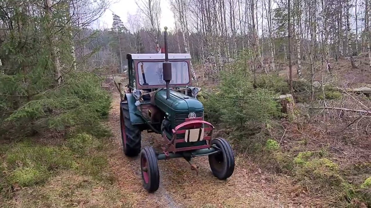 Första vedlasset för säsongen med BM Victor 230