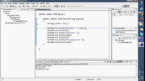 Java 02   Sayılarla Dört İşlem ve  Stringler