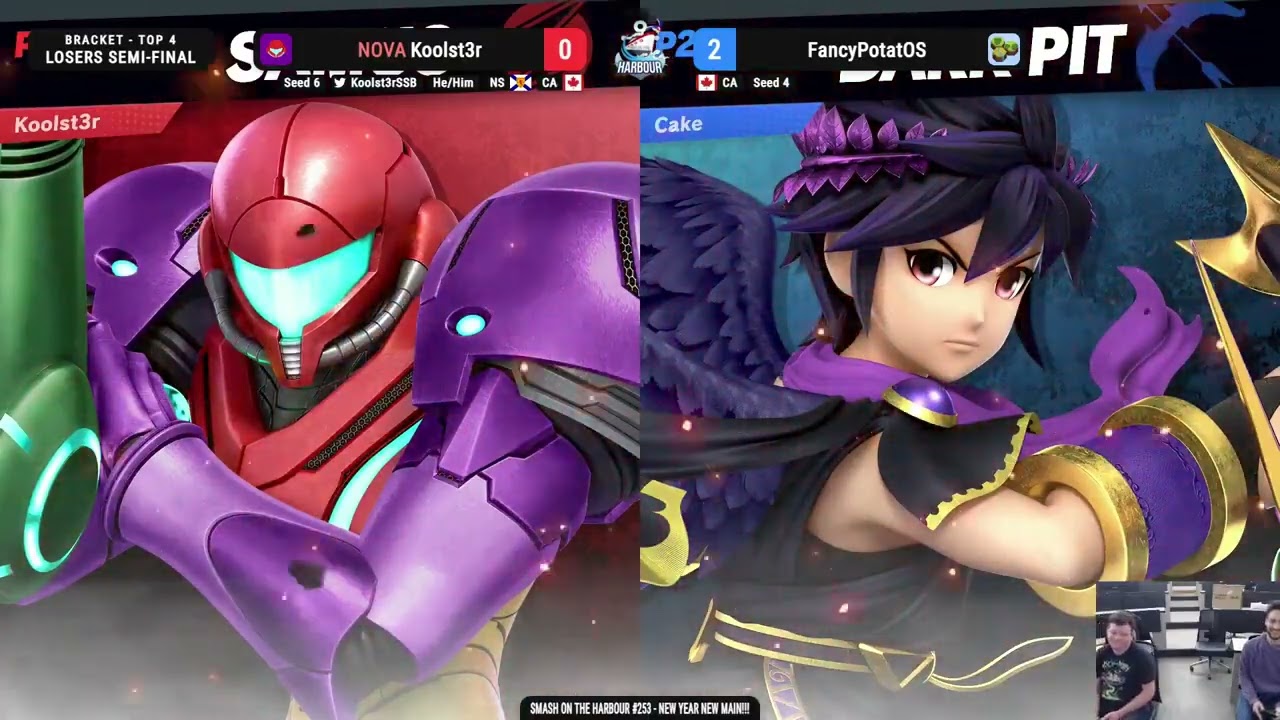Loser's Semis - FancyPotatOS (Dark Pit) vs NOVA|Koolst3r (Samus) - Smash On The Harbour 