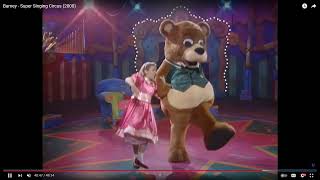 Emily and Teddy dancing to Growing Big and Tall for barney and friends