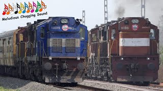 Twin ALCo's EXTREME Chugging Sound | Thirteen Minutes NON STOP Chugging SOUND WDM3D WDM3A WDG3A | IR