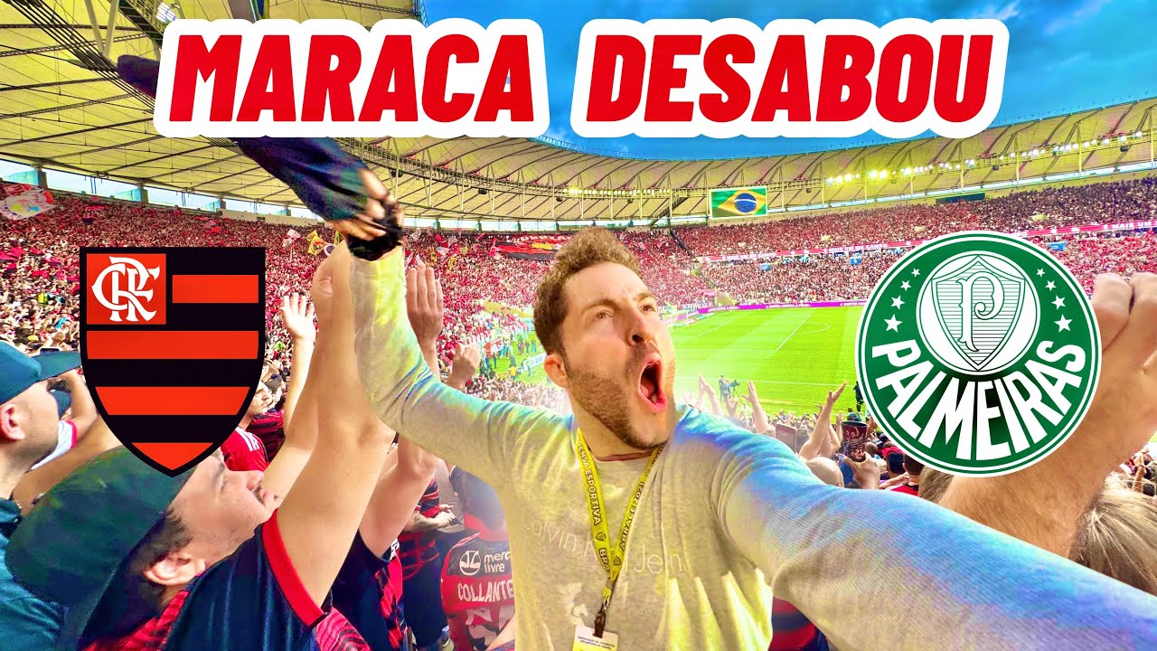 INSANIDADE TOTAL DA TORCIDA DO FLAMENGO NO MARACANÃ/ Flamengo 3 x 2 Palmeiras 