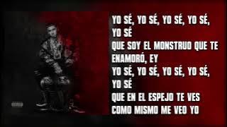 Anuel AA - Monstruo (Letra) | LLNM2