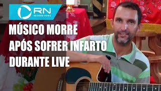 Músico morre após sofrer infarto fulminante durante live em MG