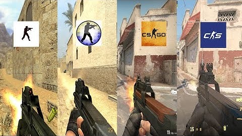 P90 | CS1.6 vs CSS vs CS:GO vs CS2