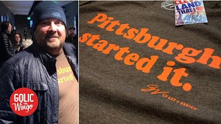 Freddie Kitchens wears a ‘Pittsburgh started it’ shirt | Golic and Wingo