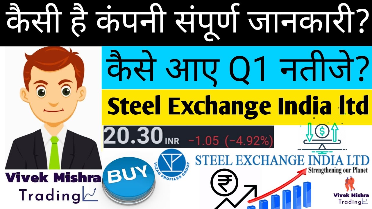 Steel Exchange India Share Price Latest Q1 Earnings Results Chart Check
