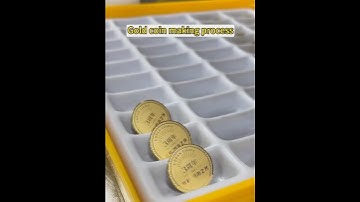Gold Coin Making Process #gold  #factory  #machine  #lasermarking  #goldcoins  #goldprocessing
