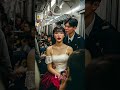 満員電車～ 地下鉄は混みすぎていた。隣に誰かが座っていて、私を圧迫しているようだった。 / 만원 지하철 / 擁擠的捷運 / 擁擠的地鐵 / RushHourJapan #stressrelief