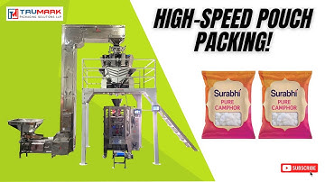 10 Head Multi-Head Weigher Pouch Packing Machine | High-Speed Camphor, Dry Food Packaging