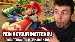 🔴MON RETOUR INATTENDU, DISCUTONS AUTOUR DE MARIO KART - MARIO KART 8 DELUXE 🏎️