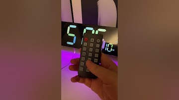 Illuminate your space with rgb led wall clock #clock #ledclock #ledlights #rgb