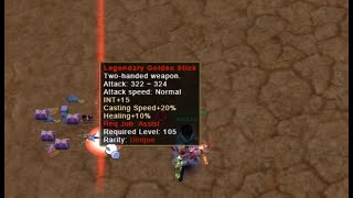 Flyff Universe - Blade lvl 110, Giant Chimeradon dropping Legendary Golden Stick!