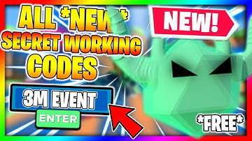 ALL *NEW* SECRET WORKING CODES! (🎉(🏆3M Event🏆)🎉) Roblox Tapping Eggs