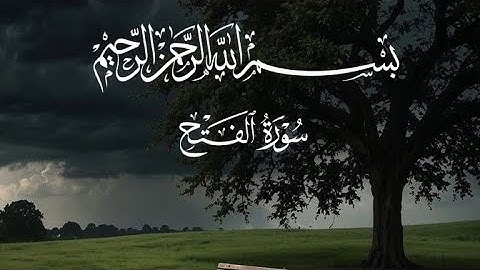 سورة الفتح تلاوة خاشعة تريح القلب القارئ سعد الغامدي