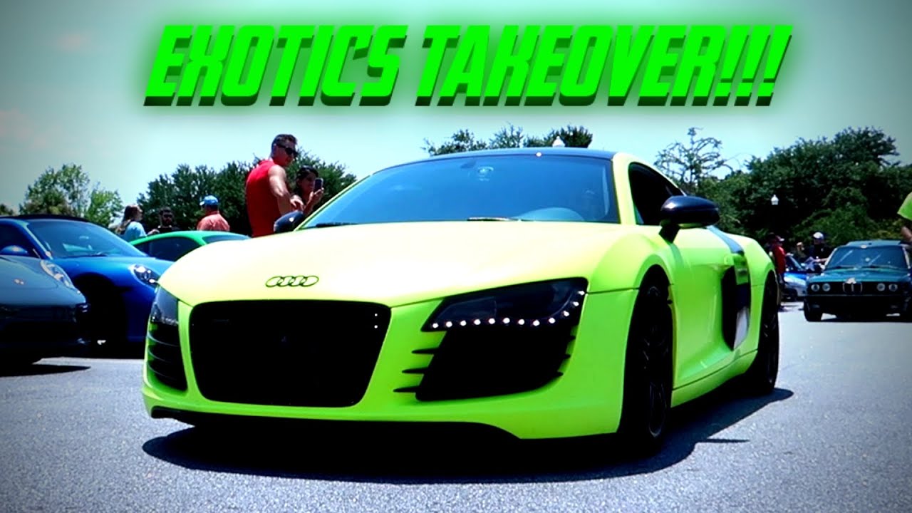 EXOTIC SUPERCARS TAKEOVER ALE AND OCTANE CHARLESTON SC ! (Mclaren