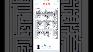 Arrow Puzzle Level 47#shorts #youtubeshorts #viralvideo #arrowpuzzle