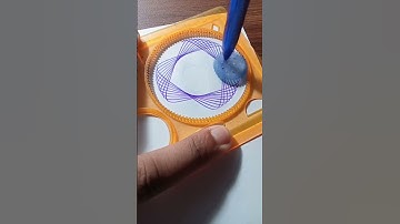 Satisfying Geometric shapes | Simple Spirograph Design 69 #shorts #ytshorts #trending