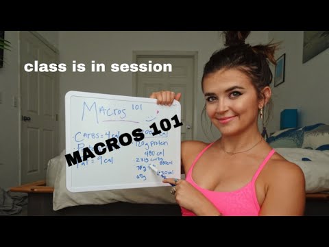 MACROS 101: How to Calculate Your Macros // Explaining How to Track and Adjust your Macros