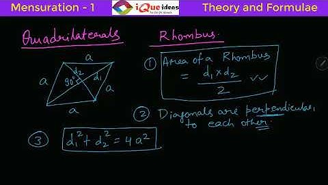 Rhombus Formula