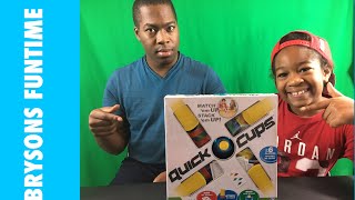 QUCIK CUPS FAMILY GAME | MATCH EM UP STACK EM UP