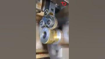 Tooling Design I Knurling OD Tool  #satisfying #cncmachine #cncmachining #cnc #youtubeshorts #shorts