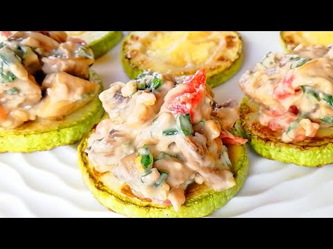 Без мяса, а ТАК вкусно! Обалденная ЗАКУСКА из КАБАЧКОВ