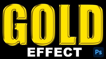 Creëer een verbluffend GOUD TEKST-effect in Photoshop – Eenvoudige tutorial