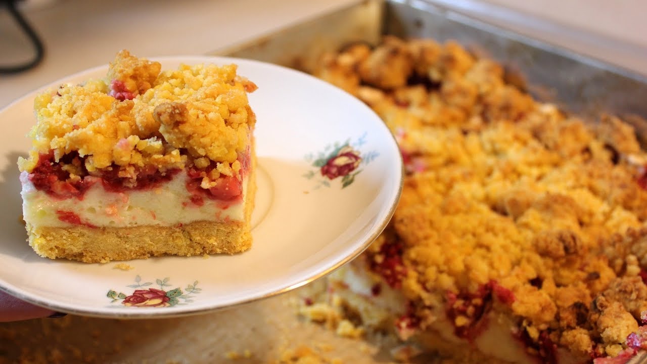 Kruche ciasto z malinami, które rozpływa się w ustach I Słodka Czarodziejka