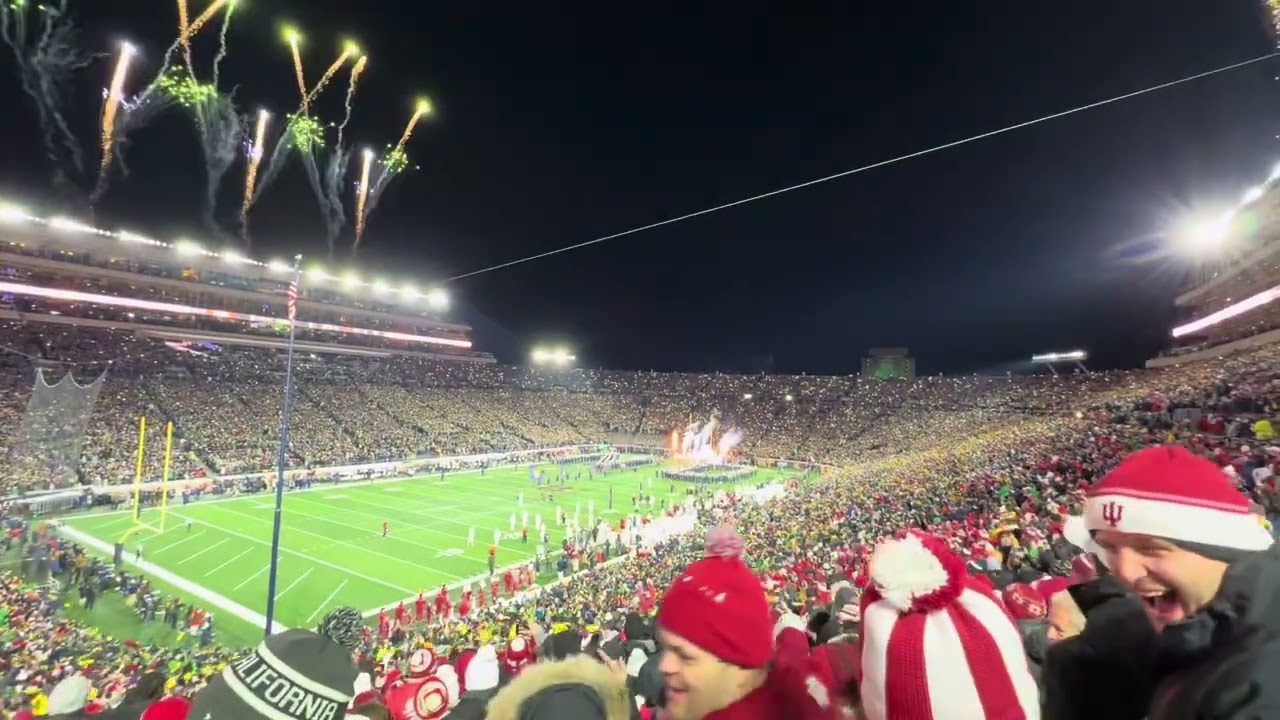 Indiana Hoosiers @ Notre Dame Fighting Irish College Football Playoff 12/20/24 CFP