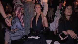 Celine Dion at Schiaparelli Haute Couture Fashion Show in Paris