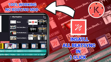 How To Install All BeatSync Assets In KineMaster | In 1 Click