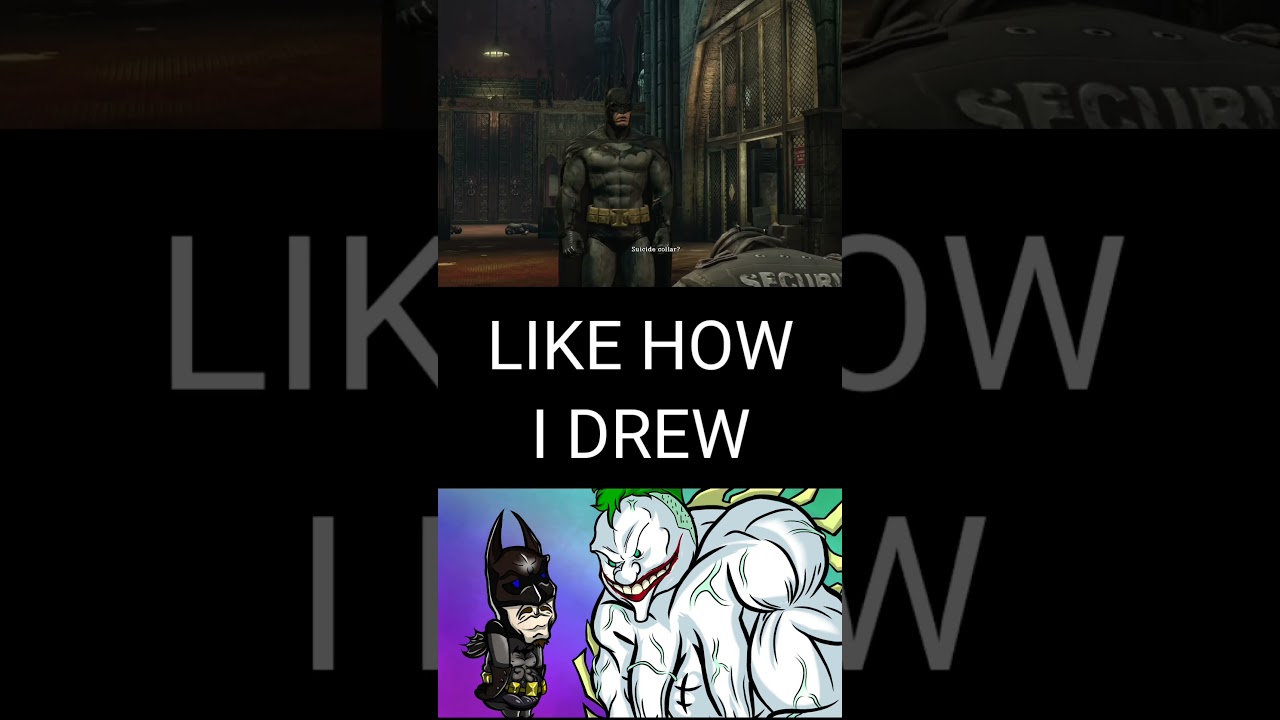 Batman Character Model Looks STUPID #batman #arkhamasylum #comedy #funnyletsplay #gaming #shorts